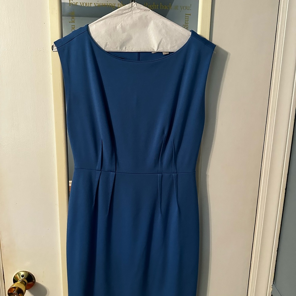 LOFT Classic Blue Midi Dress